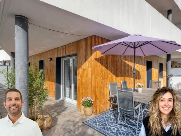 Appartement T3 à Seyssins avec grande terrasse et parking privé proche de Grenoble