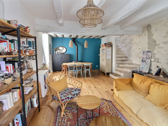 Maison de village à Notre-Dame-de-Londres de 98 m² avec jardin partagé