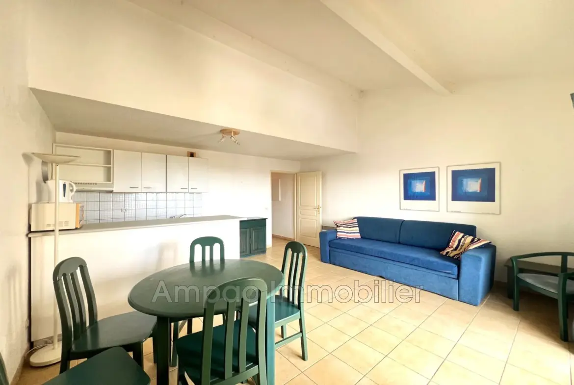 Achat appartement T2 avec terrasse et piscine à Canet-en-Roussillon 