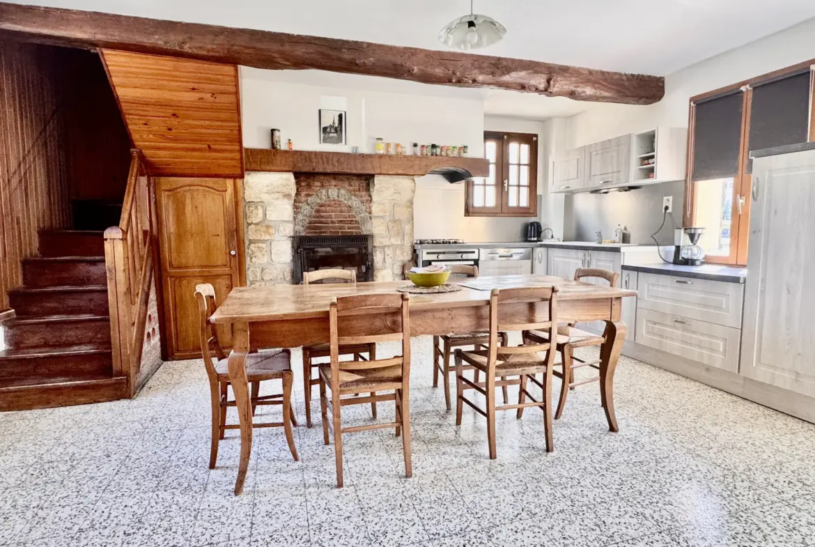 Belle maison avec dépendance et terrain dans la vallée du Dun près des plages 
