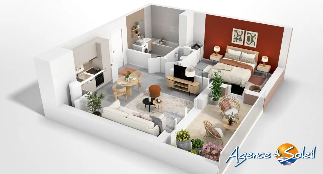 Appartement T2 Neuf à Béziers avec Terrasse, Parking Sécurisé, Livraison 2026 