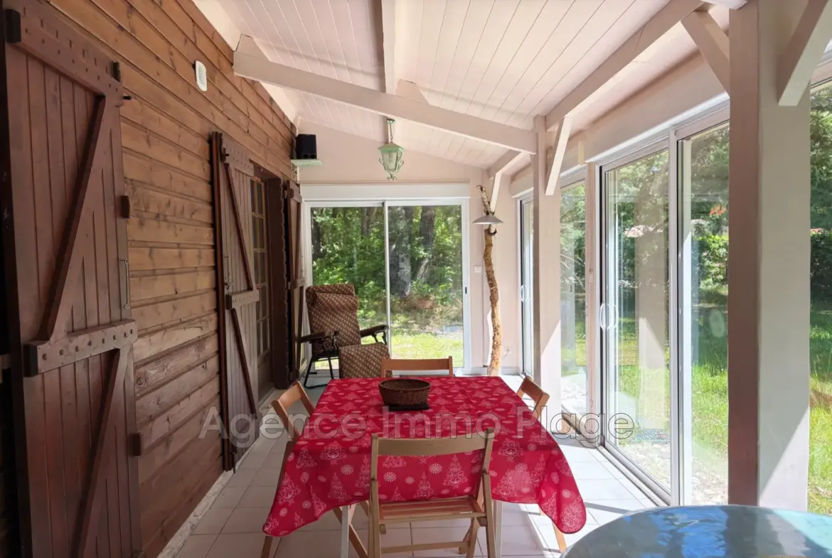 Chalet en bois à vendre à Grayan-et-l'Hôpital, calme et nature 