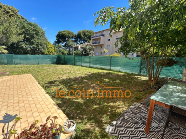 Appartement 2 pièces avec jardin et parking à Antibes