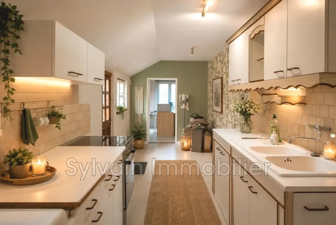 A vendre maison familiale avec jardin et chauffage économique à Forges-les-Eaux 