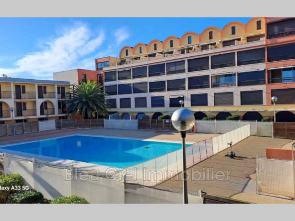 Vente studio cabine avec vue piscine à Gruissan - Idéal pied-à-terre