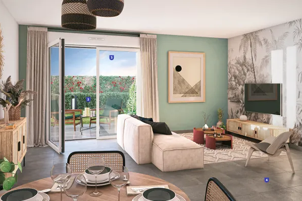Appartement T2 neuf à Nice en livraison en 2027, parking inclus, dans immeuble en réhabilitation