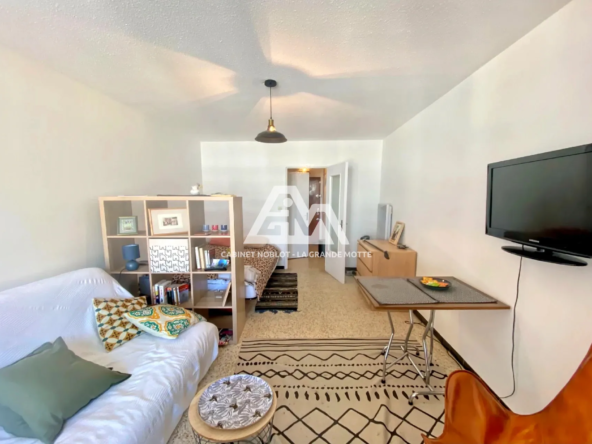 Studio à vendre à La Grande-Motte au Ponant avec loggia et vue sur rue
