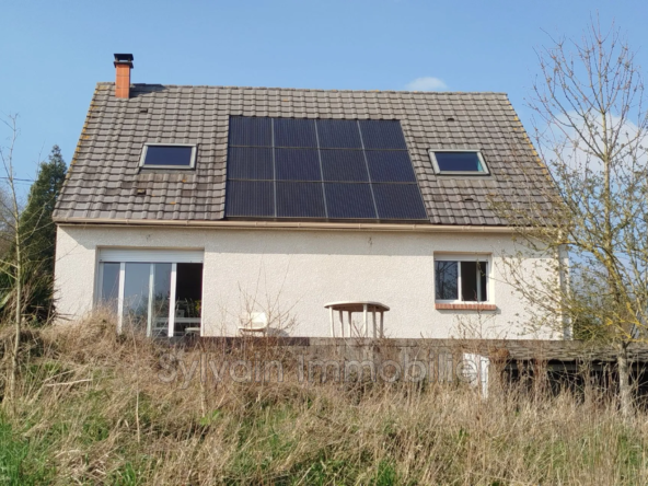 Maison à vendre à Formerie – 4 pièces, terrain 2000 m², sous-sol, garage, énergies renouvelables
