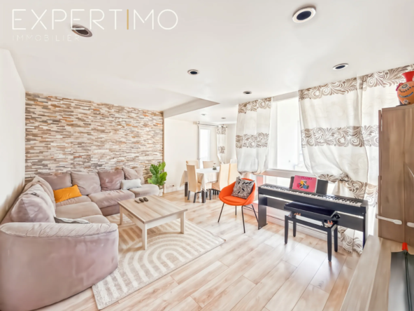 Appartement 3 pièces avec balcon, parking et cave à Ermont