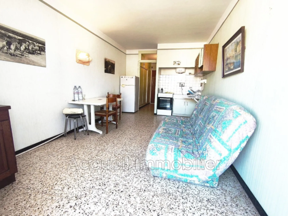 Studio de 24 m² avec loggia vitrée au Le Boucanet, proximité plage et commerces