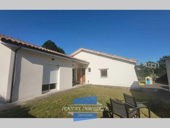 Charmante maison avec 3 chambres, chauffage écologique et terrain clos à Pontonx-sur-l'Adour