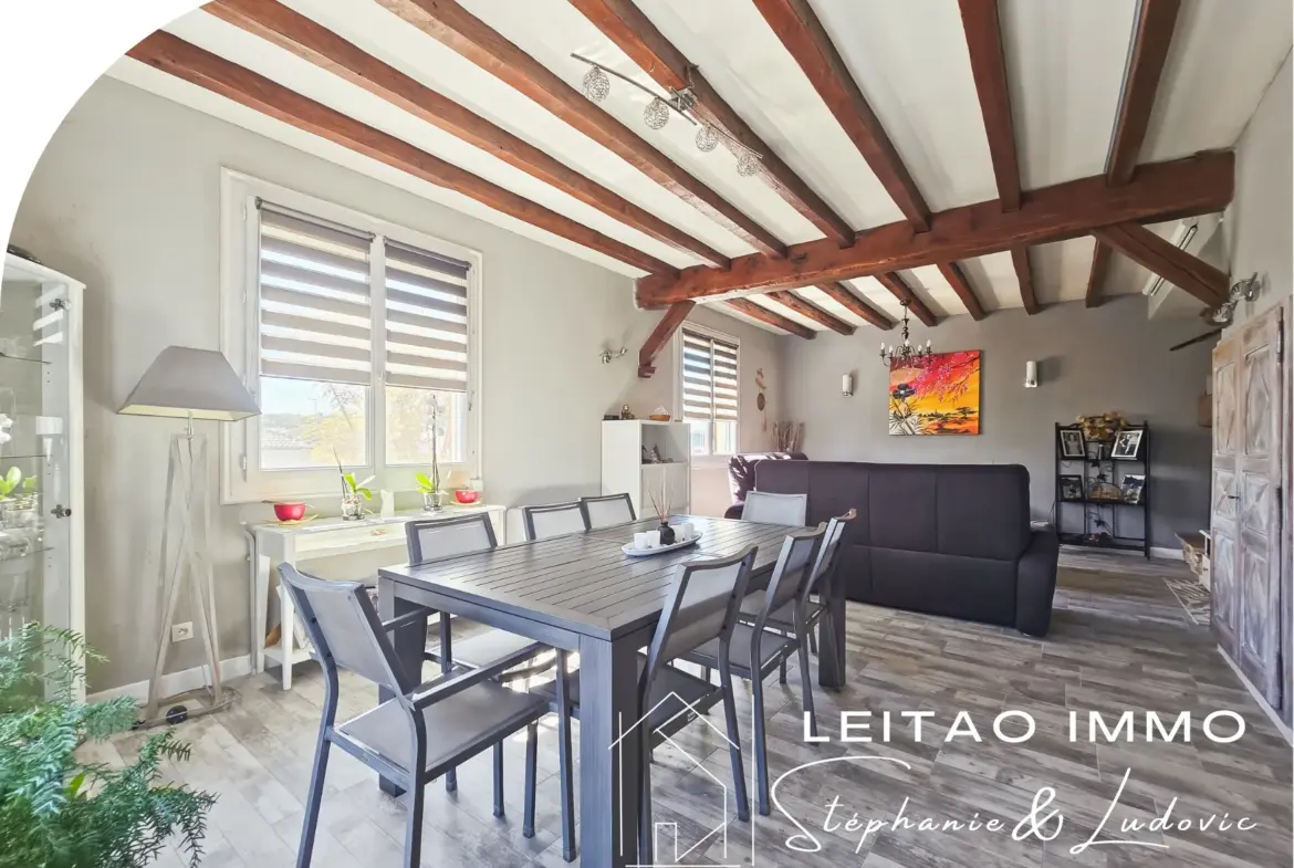Appartement de 120 m² avec balcon, garage et jardin à Lavaur – Centre-ville 