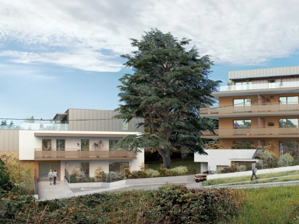 Appartement 2 pièces à Thonon-les-Bains avec balcon et vue panoramique - Livraison 2027