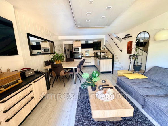 Bel appartement duplex T3 avec terrasses et piscine à Canet-en-Roussillon