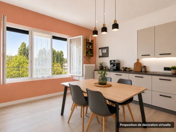 Appartement traversant de 83,4 m² avec entrée indépendante à Neuville-sur-Saône
