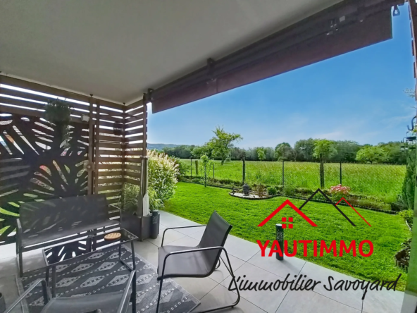 Appartement T2 en rez-de-jardin à Amancy avec grand extérieur et garage