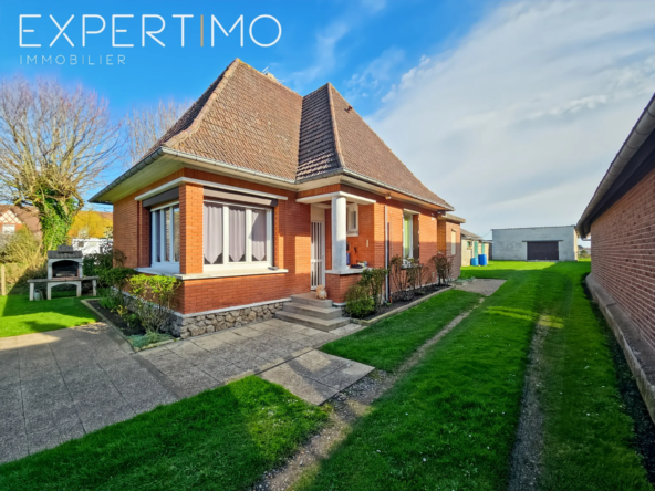 Maison d'habitation de 74 m² au centre-ville de Bernéval-le-Grand avec garage et dépendances