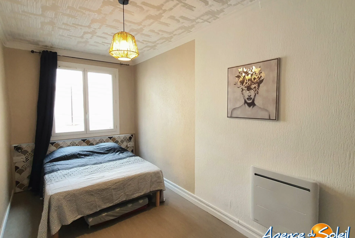 Appartement T3 rénové au cœur de Gruissan, proche commodités 