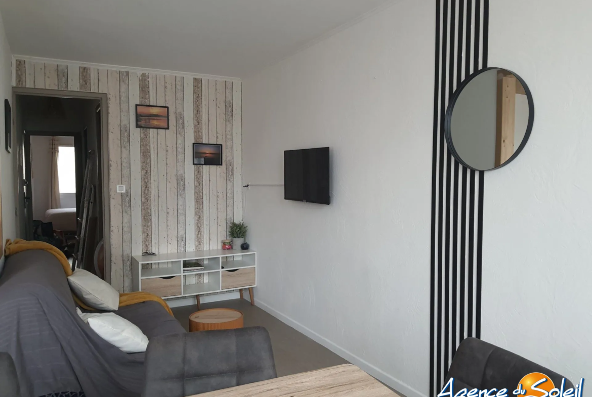 Appartement T3 rénové au cœur de Gruissan, proche commodités 