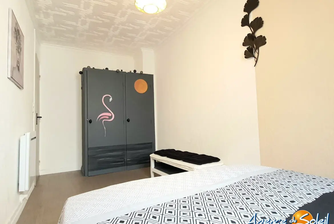 Appartement T3 rénové au cœur de Gruissan, proche commodités 
