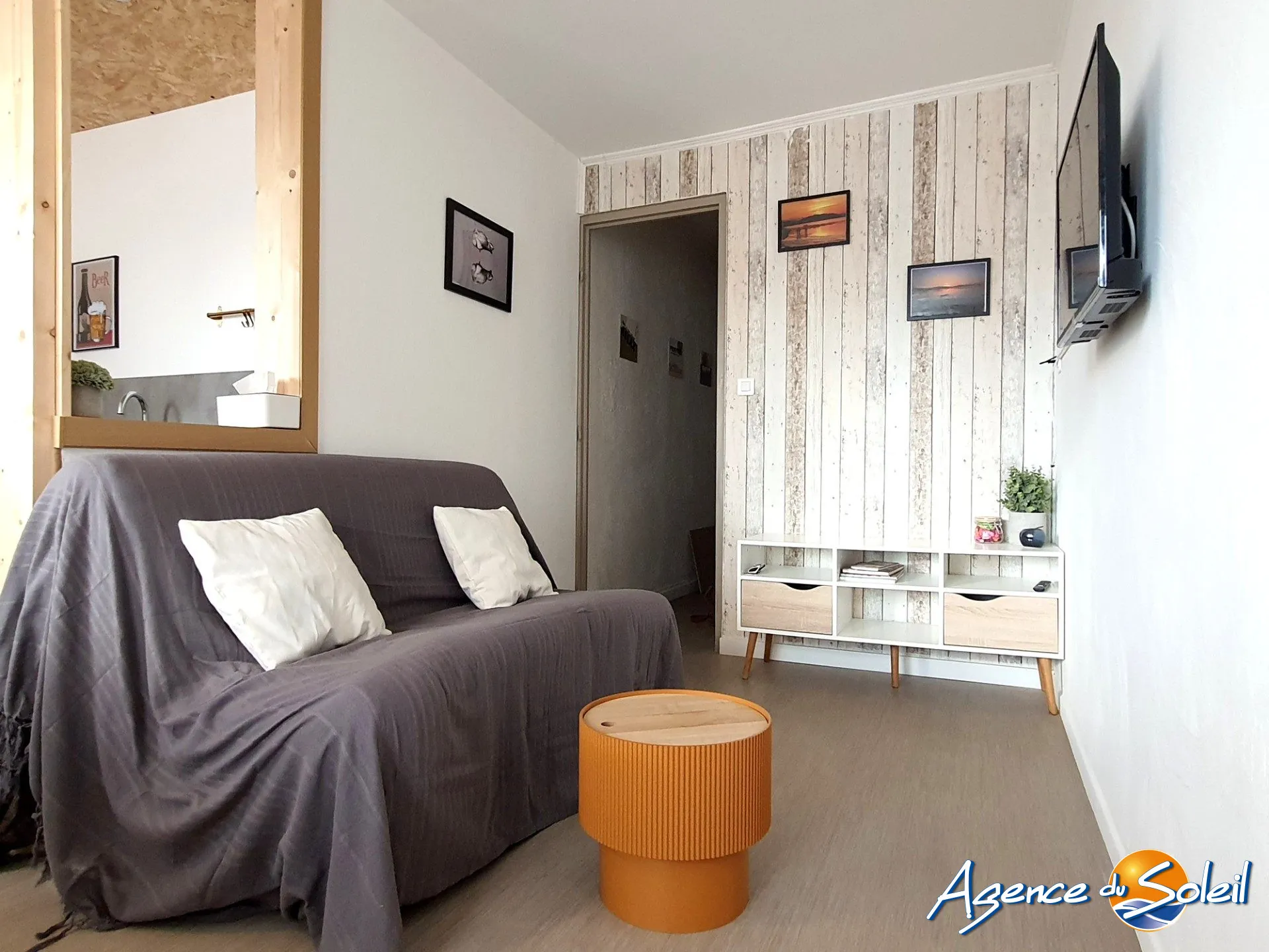 Appartement T3 rénové au cœur de Gruissan, proche commodités 