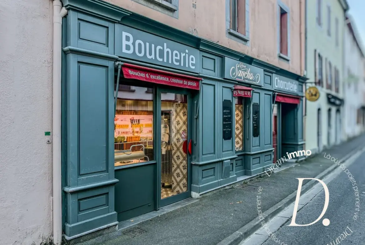Boucherie de prestige à Bagnères-de-Bigorre - Reprise clé en main 