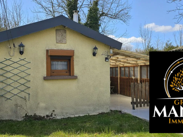 Chalet de loisir à vendre à Lecluse avec terrasse et accès à l’eau