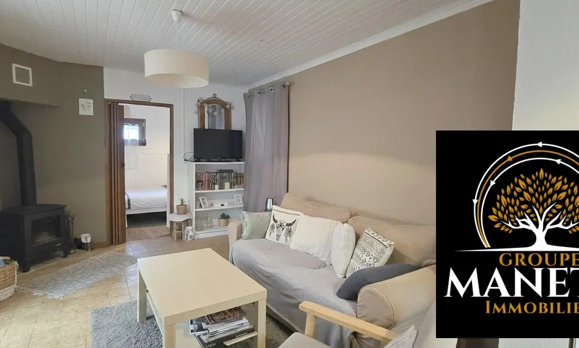 Chalet de loisir à vendre à Lecluse avec terrasse et accès à l’eau 