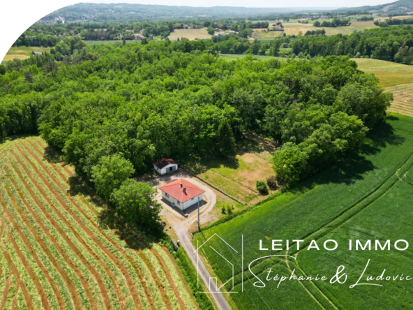 Maison individuelle de plain-pied avec grand terrain à Labessière Candeil