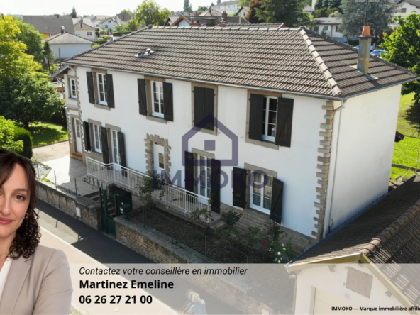 Maison de ville F6 à Héricourt avec jardin et garage