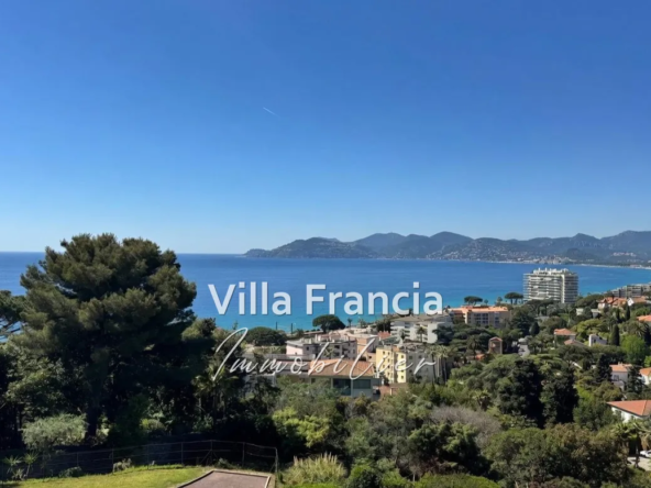 Appartement duplex vue mer à Cannes avec piscine et terrasse