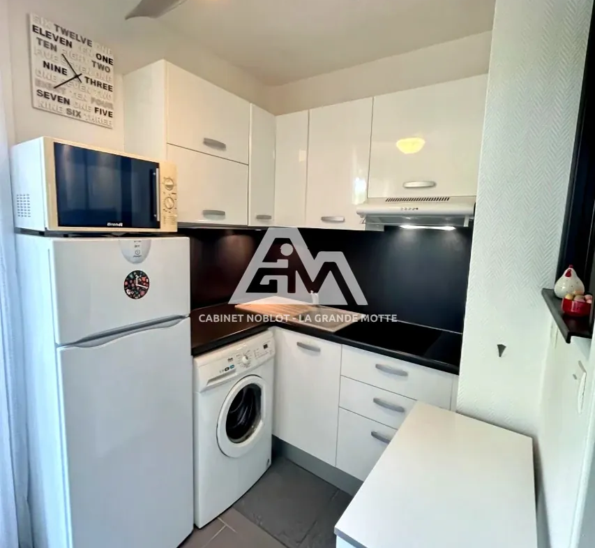 Studio de 26 m² à vendre au centre-ville de La Grande-Motte avec loggia 