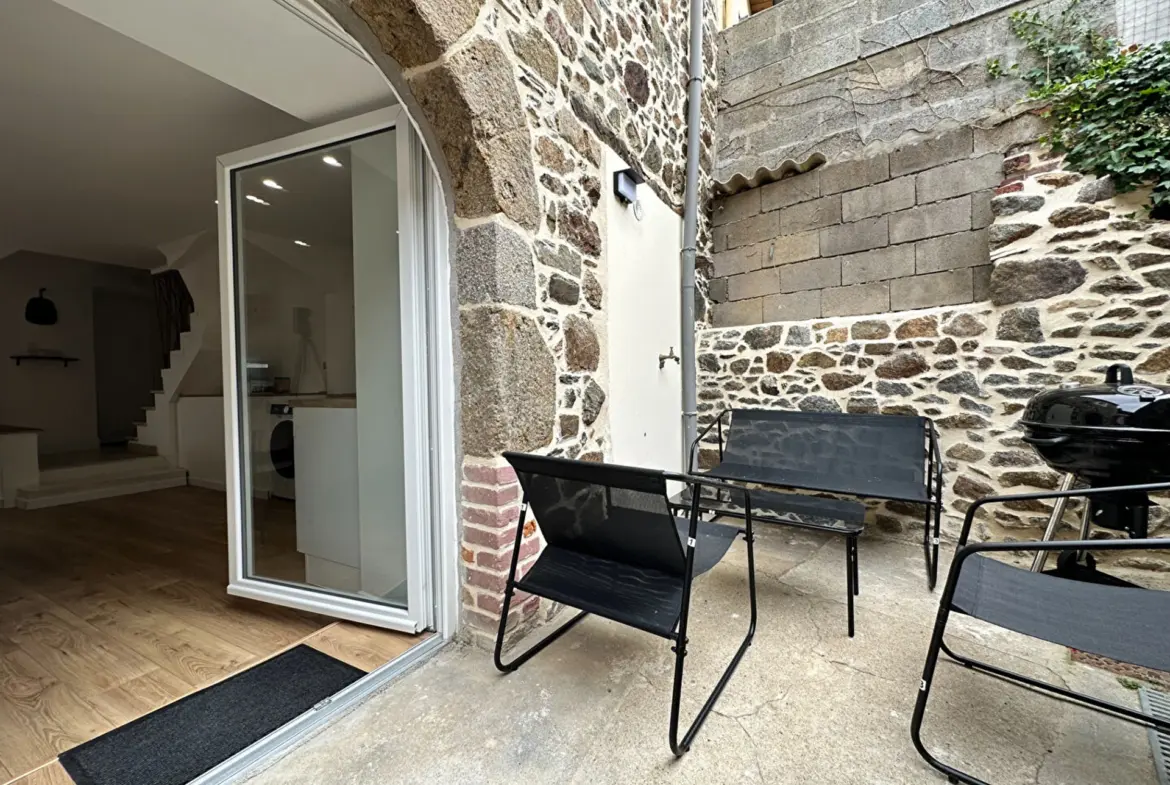 Investissement locatif de qualité au centre de Saint-Brieuc avec 3 chambres et cour privée 