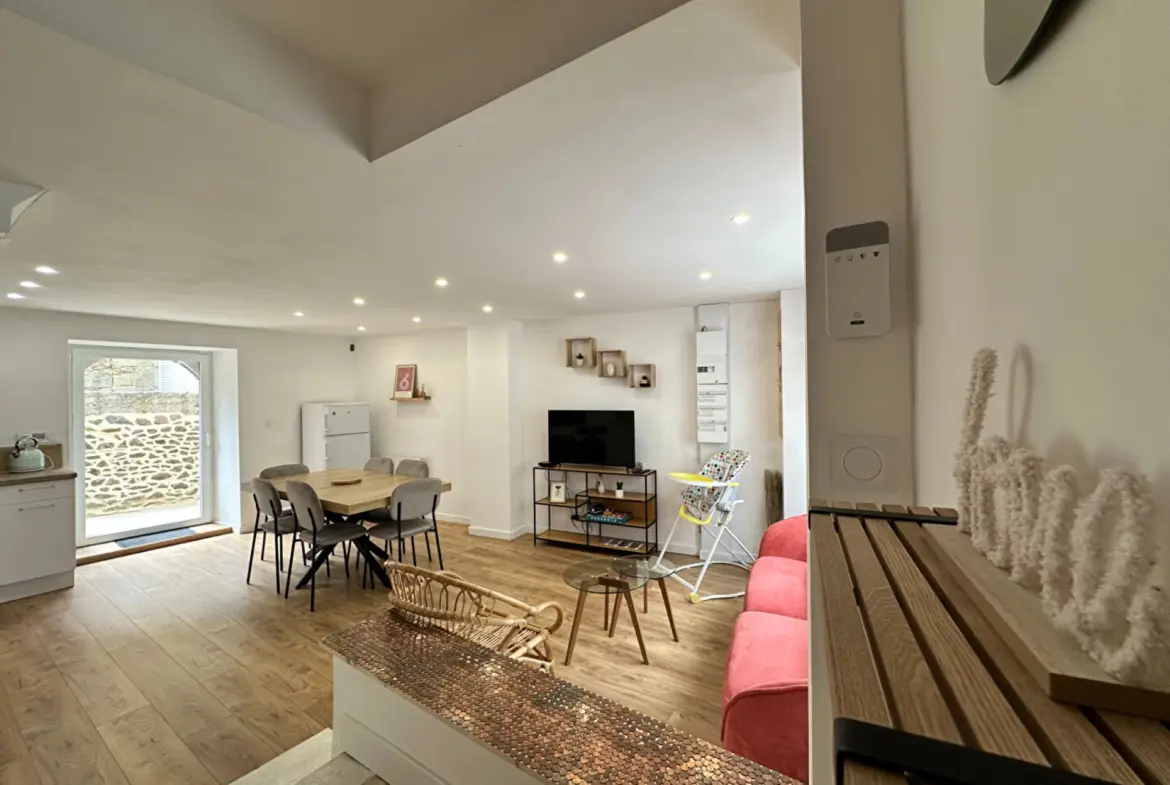 Investissement locatif de qualité au centre de Saint-Brieuc avec 3 chambres et cour privée 