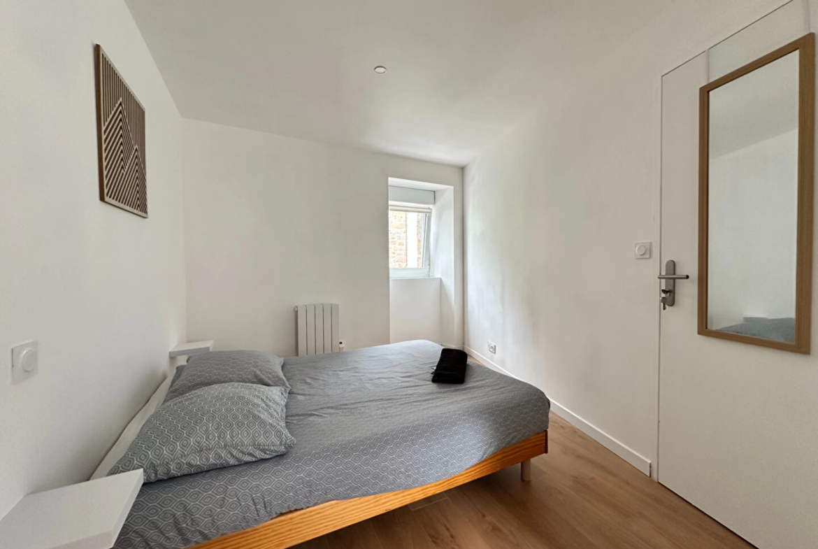 Investissement locatif de qualité au centre de Saint-Brieuc avec 3 chambres et cour privée 