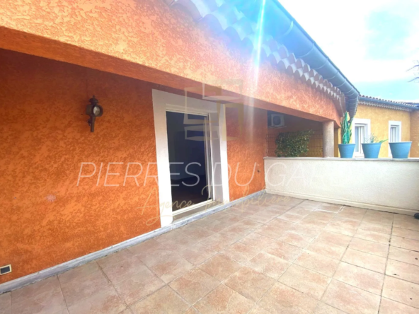 Magnifique appartement T5 avec terrasse plein sud à Uzès
