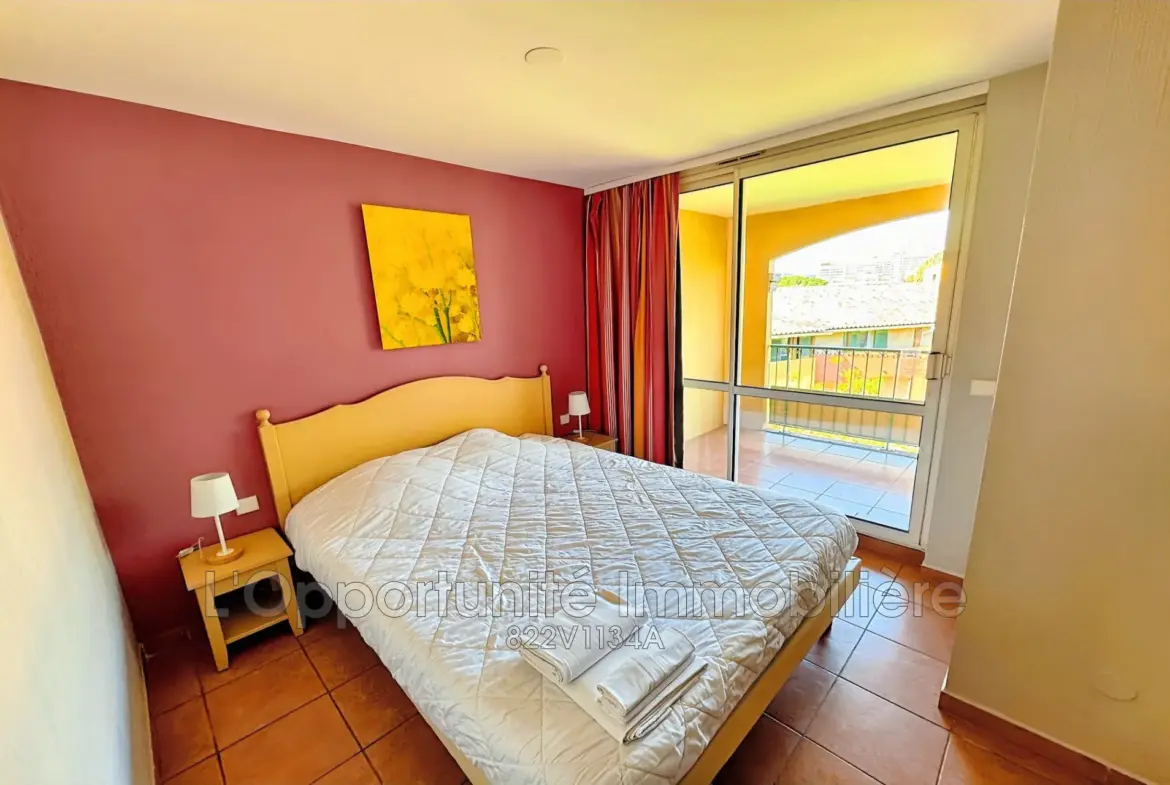Appartement meublé avec piscine et rentabilité garantie à Mandelieu-la-Napoule 