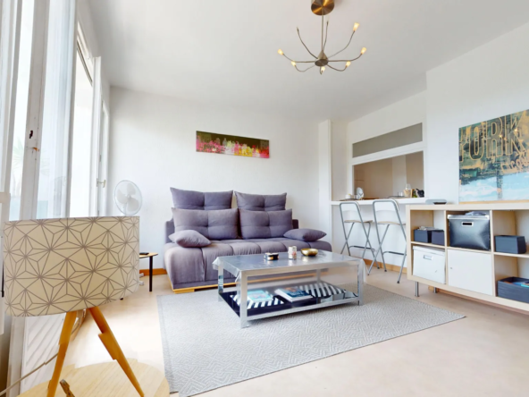 Appartement T2 lumineux de 41 m² à Montpellier, résidence sécurisée avec balcon et stationnement