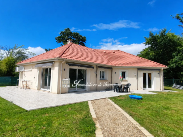 Maison récente 3 chambres à proximité de Beaumont Le Roger avec terrain spacieux