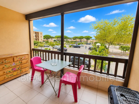 Studio cabine avec piscine et parking à Gruissan - Résidence sécurisée