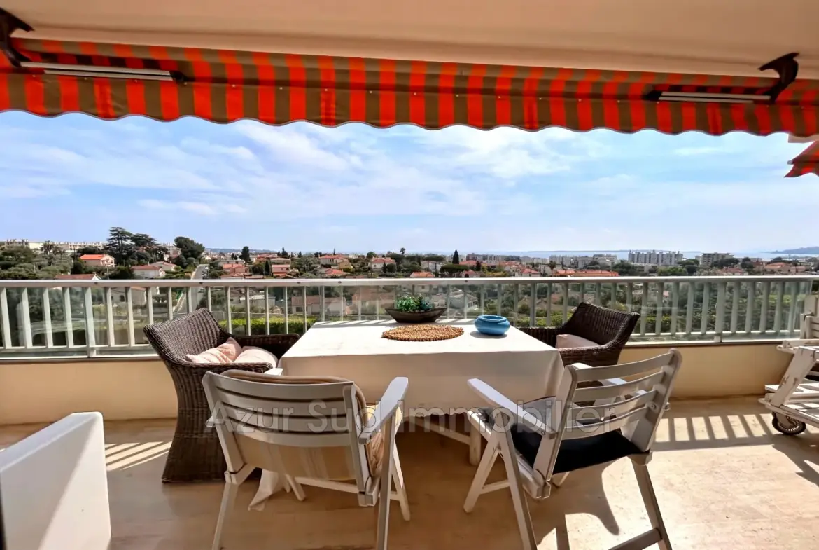 À vendre appartement 2 pièces avec vue mer à Antibes Badine 