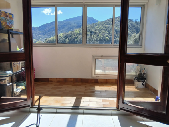 Appartement F3 avec terrasse, parking et vue montagne à Amélie-les-Bains-Palalda