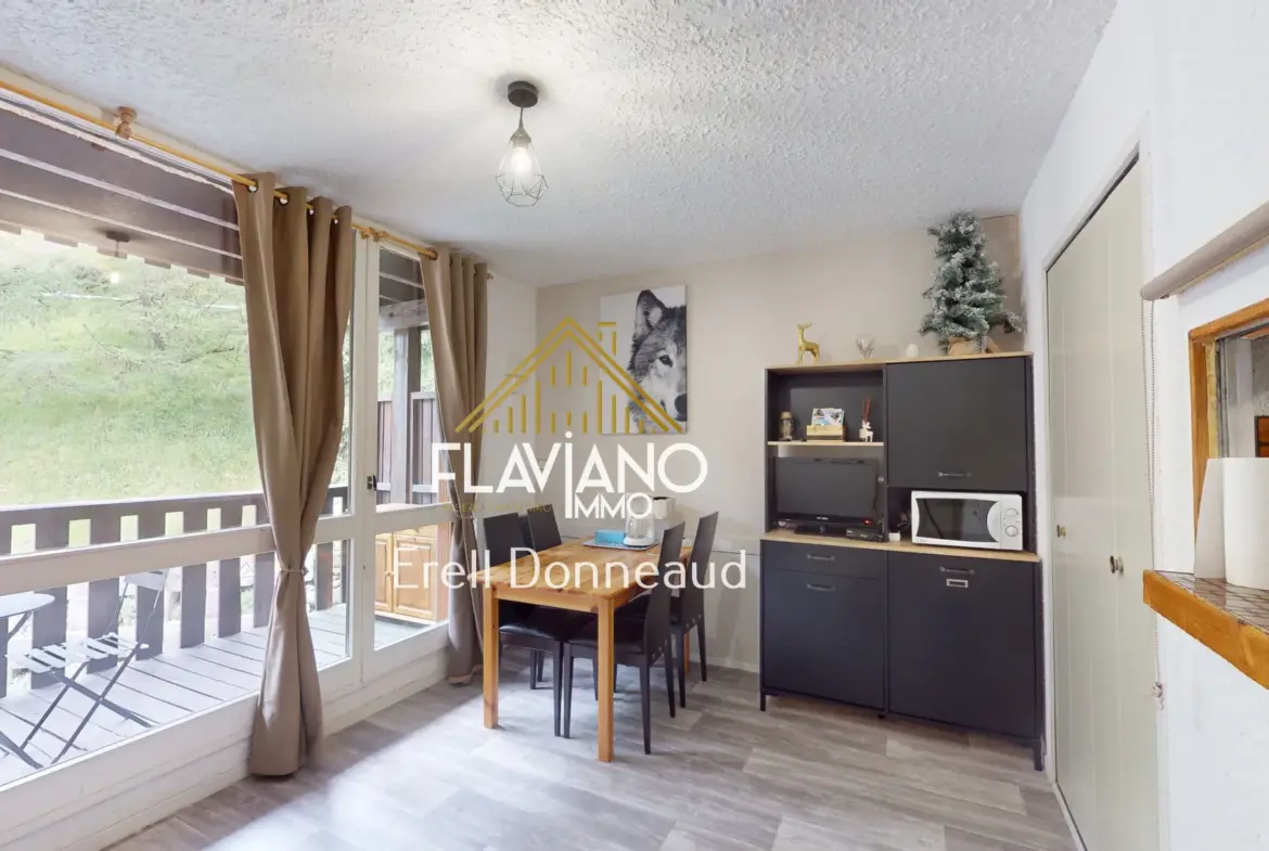 Studio de 21 m² à Pra loup, idéal pour investissement ou séjours en montagne 