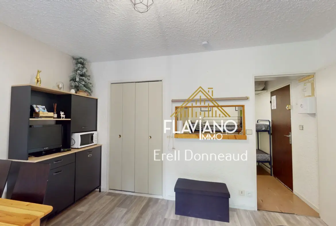 Studio de 21 m² à Pra loup, idéal pour investissement ou séjours en montagne 