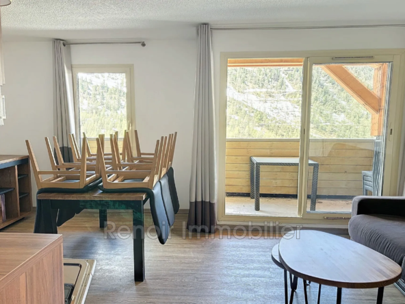 Appartement 2/3 pièces à vendre à Isola 2000 avec terrasse et parking