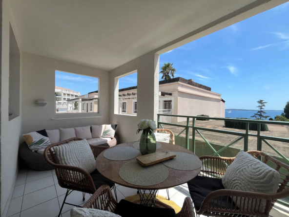 Appartement 2 pièces à Cannes avec vue mer, résidence sécurisée