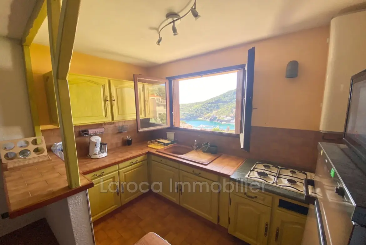 Villa avec vue mer à Cerbère - 177 m², grand potentiel 
