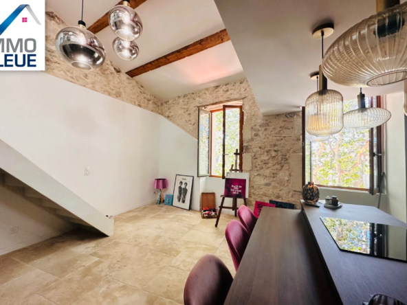 Atypique appartement duplex loft à Martigues Jonquières avec terrasse et rénovation récente