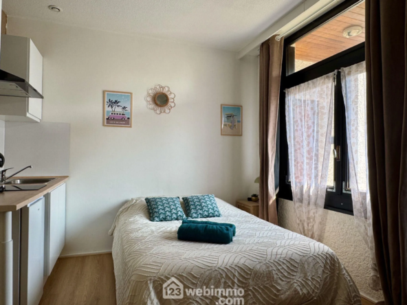 Studio meublé de 16 m² à Chasseneuil-du-Poitou proche Futuroscope – Opportunité d’investissement