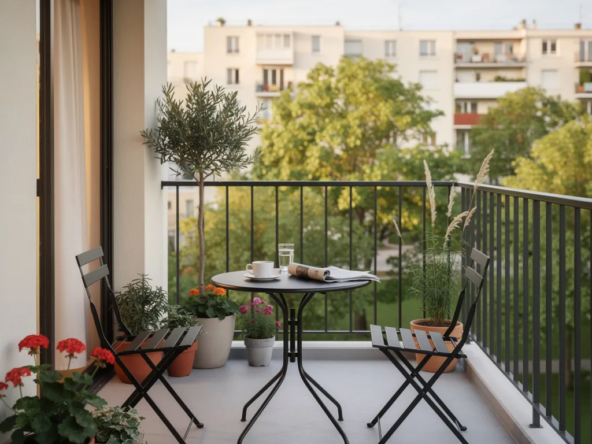 Studio moderne avec terrasse à Romainville – Résidence de standing